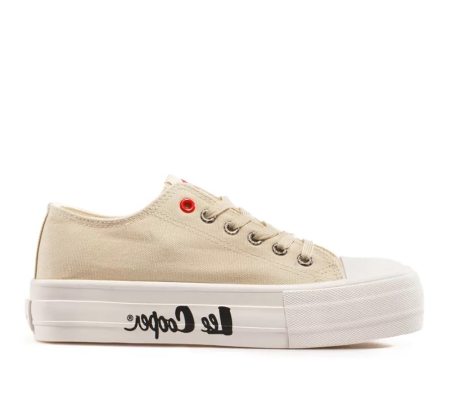 Дамски кецове бежови LC G-801-15 Lee Cooper