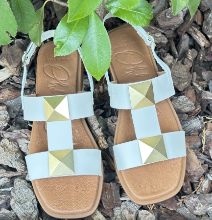 Дамски ежедневни сандали от естествена кожа бежови 5159 Oh my sandals