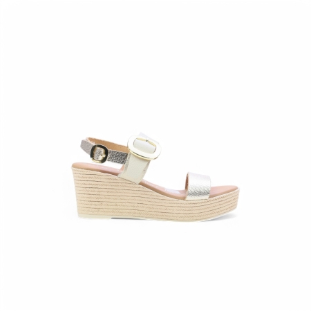 Дамски ежедневни сандали от естествена кожа в бежово 5723 Oh My Sandals