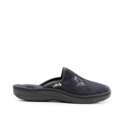 Мъжки домашни пантофи черни 24-124