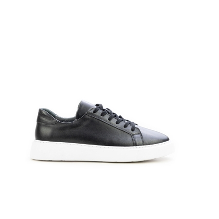 Мъжки спортни обувки от естествена кожа черни 1210