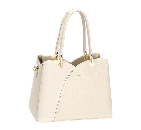 Дамска елегантна чанта бежова CM7419-2 David Jones