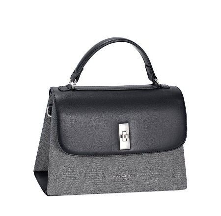 Дамска чанта през рамо черна CM8293 David Jones