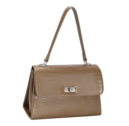 Дамска елегантна чанта тауп CM8320 David Jones