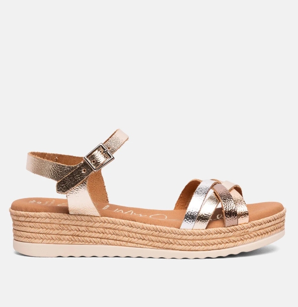 Дамски ежедневни сандали от естествена кожа 5690 Oh My Sandals
