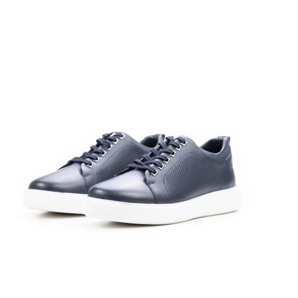 Мъжки спортни обувки от естествена кожа сини 94