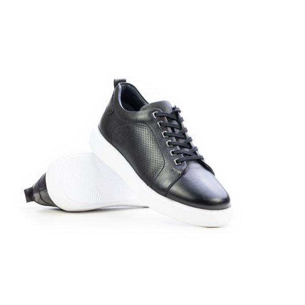 Мъжки спортни обувки от естествена кожа черни 94