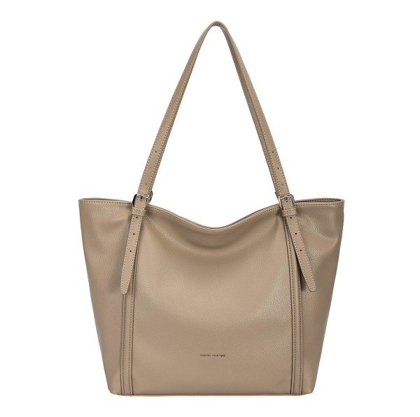 Дамска ежедневна чанта тауп CM7757 David Jones