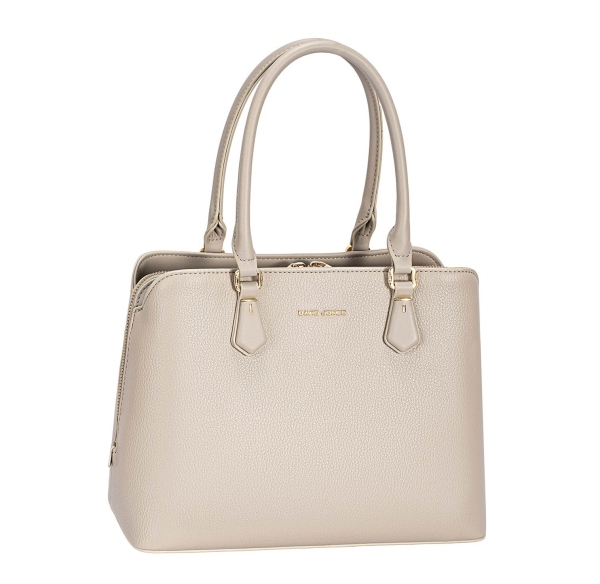 Дамска елегантна чанта бежова CM7648-1 David Jones