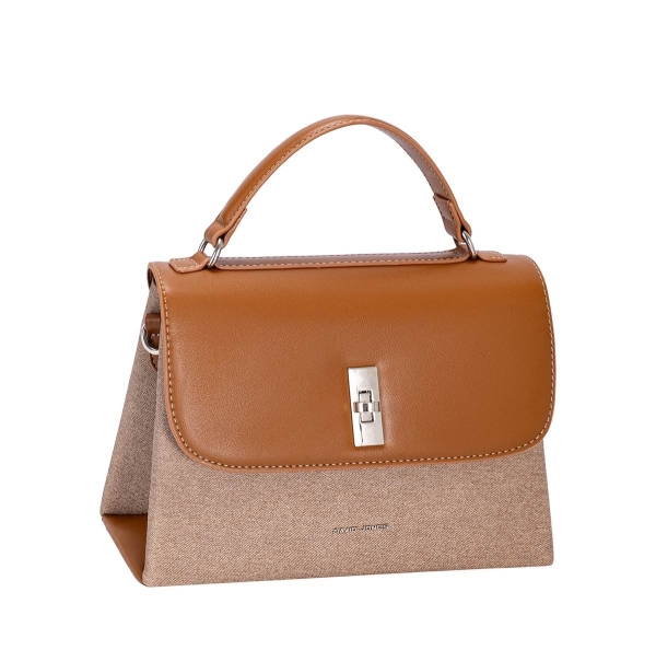 Дамска чанта през рамо кафява CM8293 David Jones