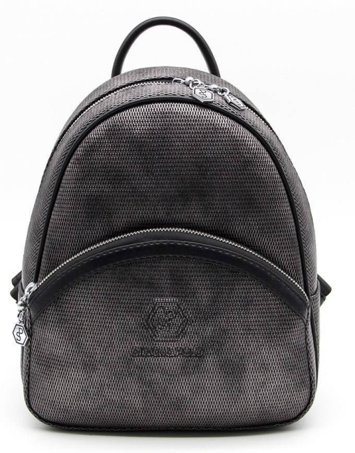 Дамска раница в тъмно сребро 945 M86 PETEK Silver&Polo