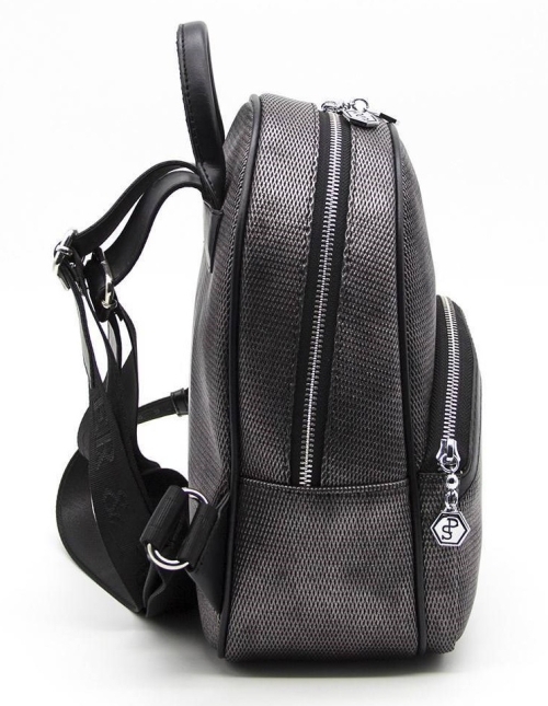 Дамска раница в тъмно сребро 945 M86 PETEK Silver&Polo