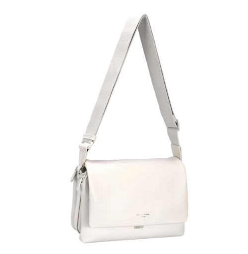 Дамска чанта през рамо крем CM8201 David Jones