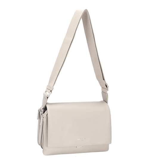 Дамска чанта през рамо бежова CM8201 David Jones