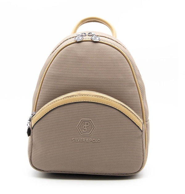 Дамска раница кум 945 M86 PETEK Silver&Polo