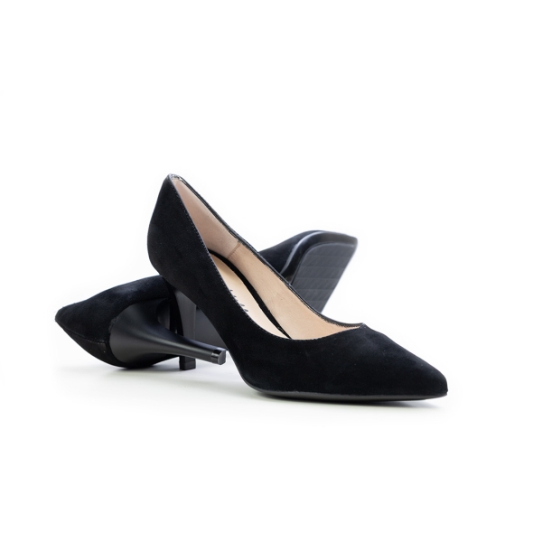 Дамски елегантни обувки от естествен велур черни 5530 638 Patricia Miller