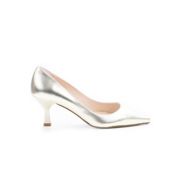 Дамски елегантни обувки от естествена кожа в злато 7082 598 Patricia Miller