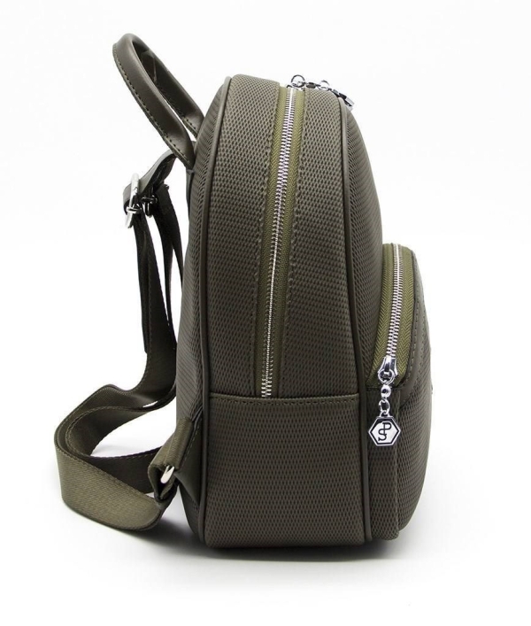 Дамска раница зелена 945 M86 petek Silver&Polo