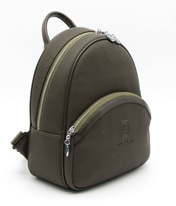 Дамска раница зелена 945 M86 petek Silver&Polo