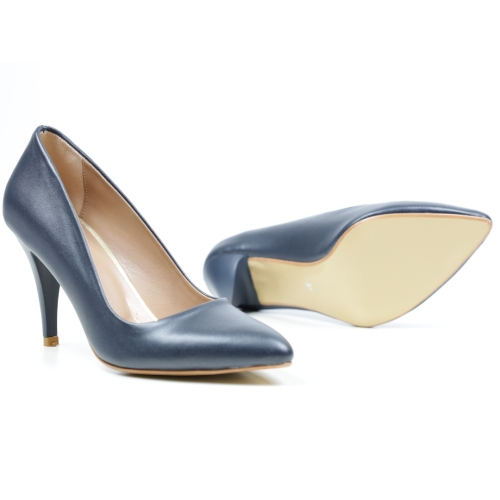 Дамсни елегантни обувки тъмно сини 150