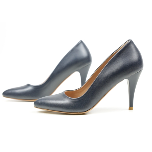 Дамсни елегантни обувки тъмно сини 150