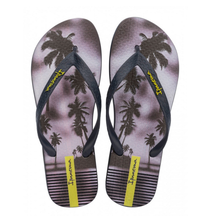 Мъжки джапанки в сиво и зелено 83764/BL562 Ipanema