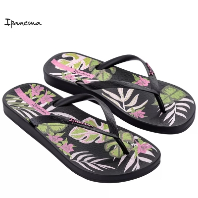 Дамски джапанки в черно и розово 83759/BL500 Ipanema